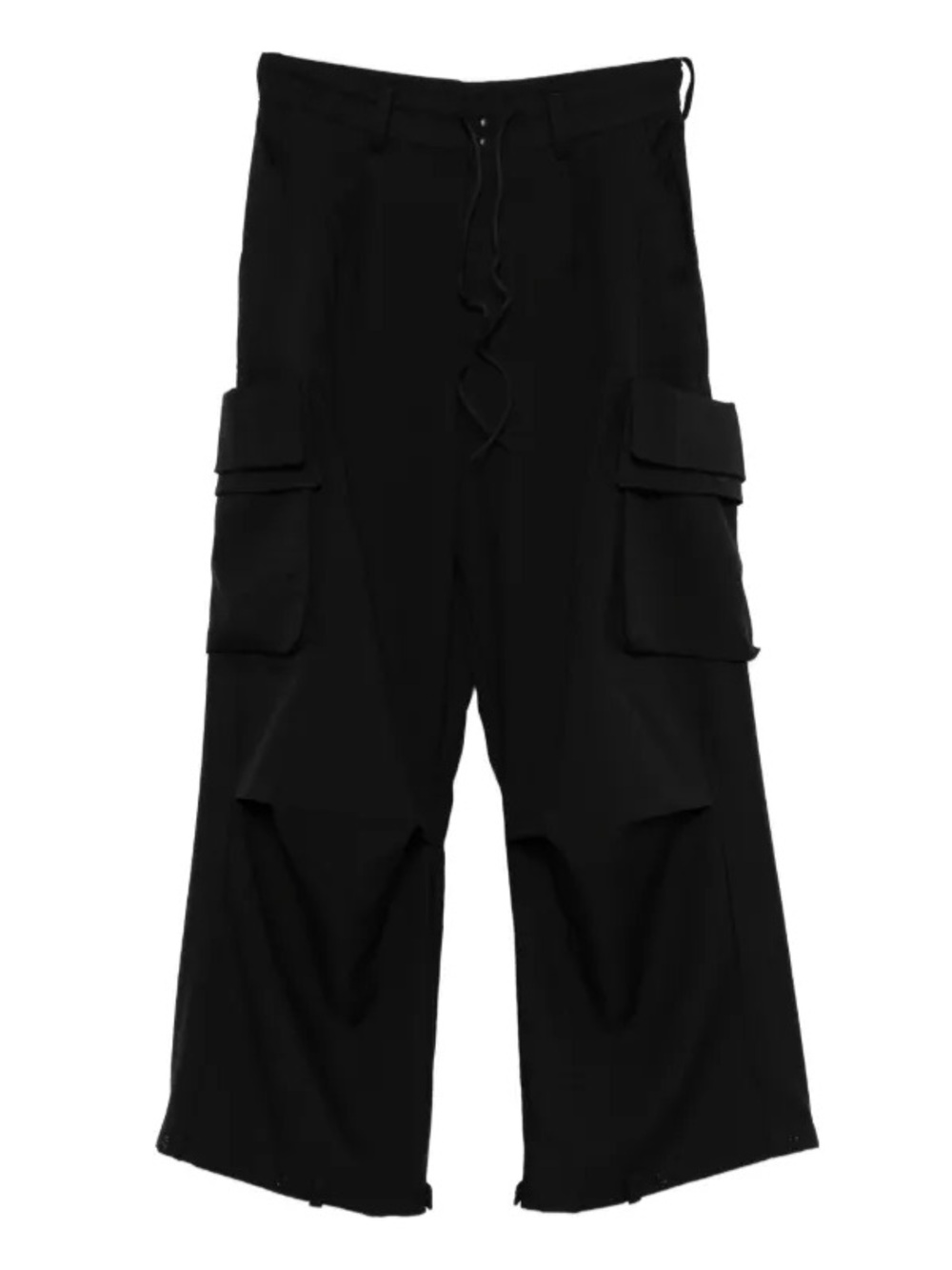 Y-3 Black Drawstring Cargo Pants
